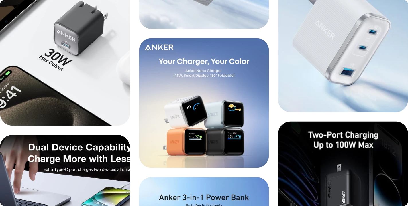 Anker recent Meta ad creatives