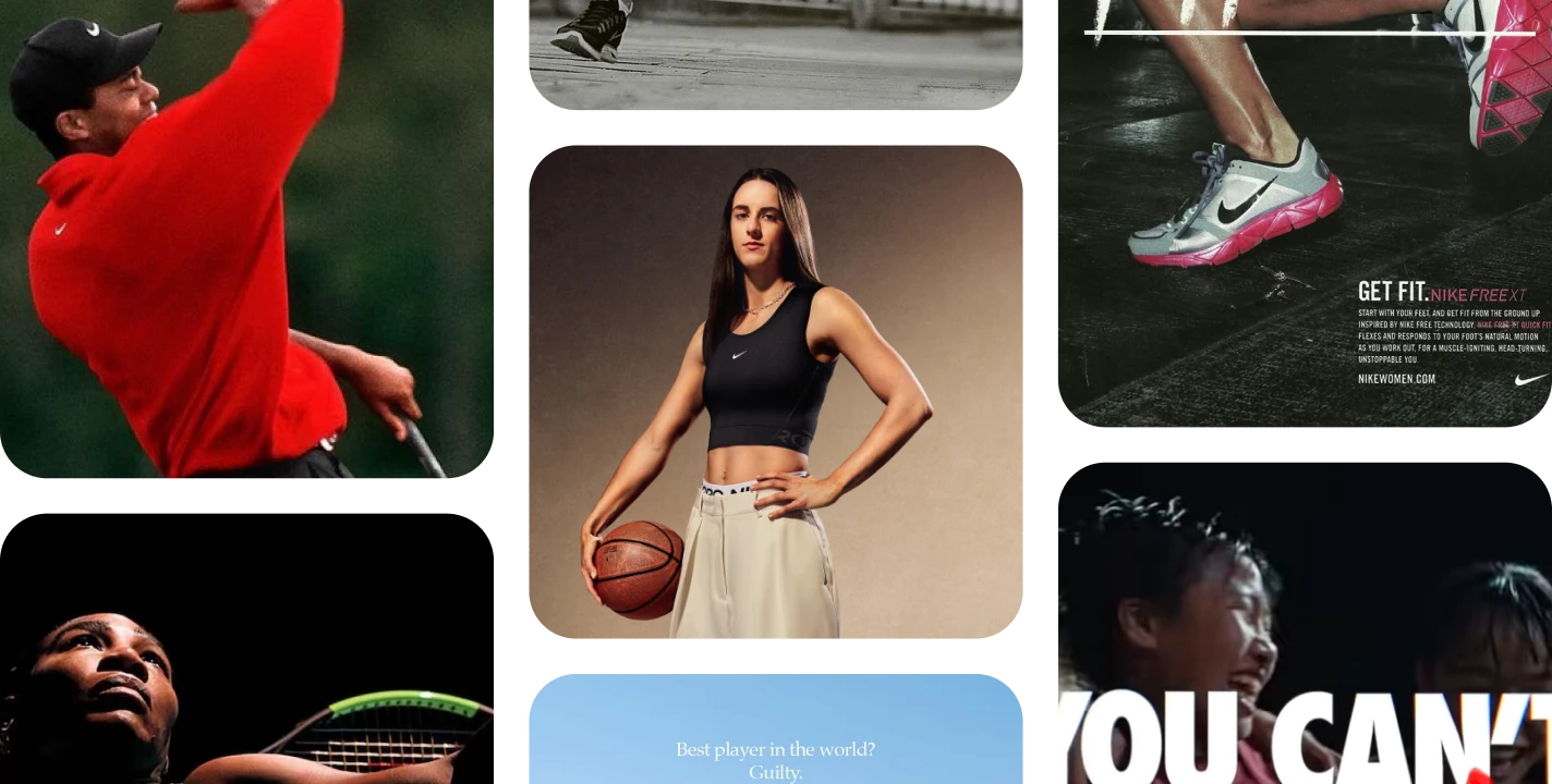 Nike recent Meta ad creatives