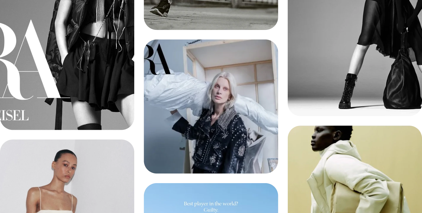 Zara recent Meta ad creatives
